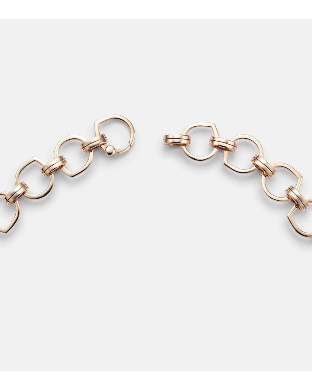 Repossi Metallic Antifer 18Kt Rose Necklace With Diamonds