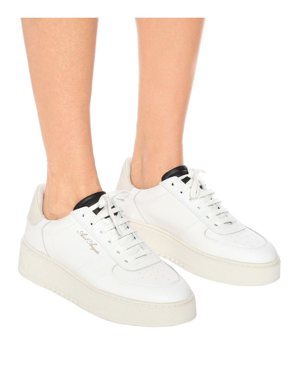 Axel Arigato Orbit Leather Sneakers in White | Lyst Australia