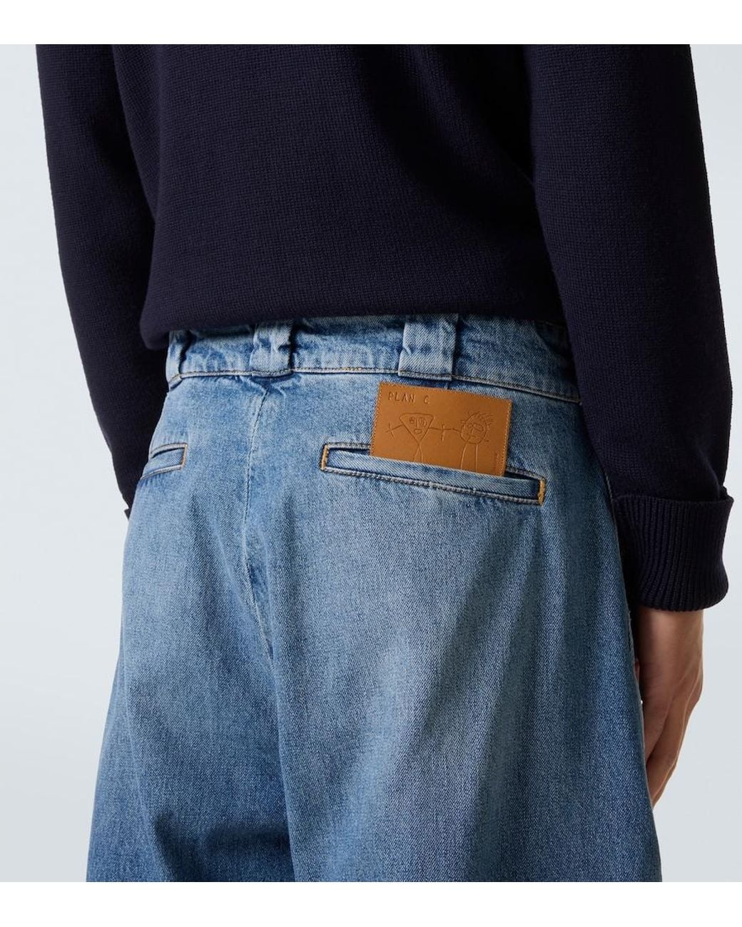 Jean Ample Plan C pour homme en coloris Blue