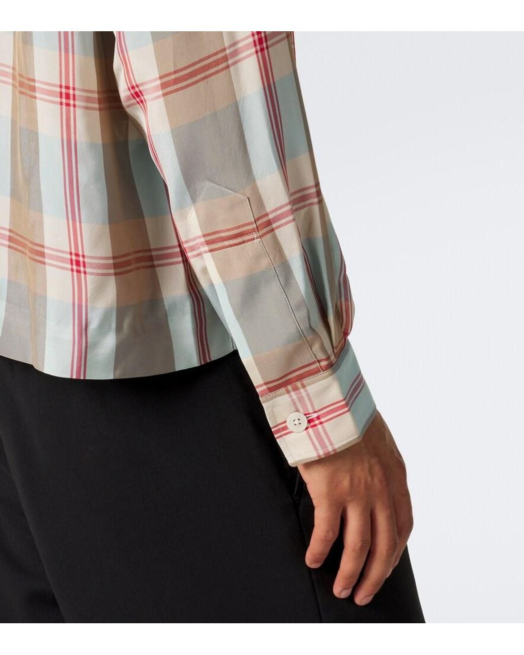 Bode Multicolor Canyon Checked Shirt for men