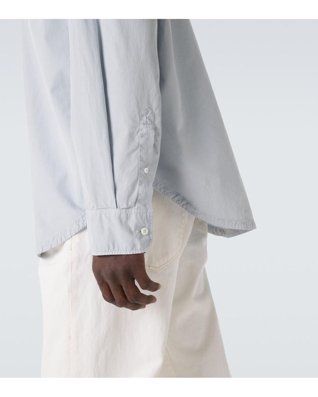 Prada White Cotton Shirt for men