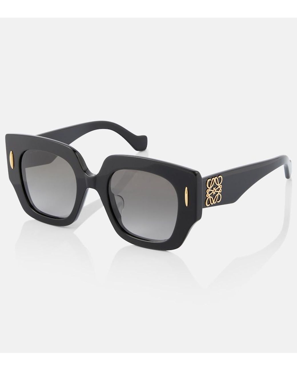 Loewe Black Anagram Square Sunglasses