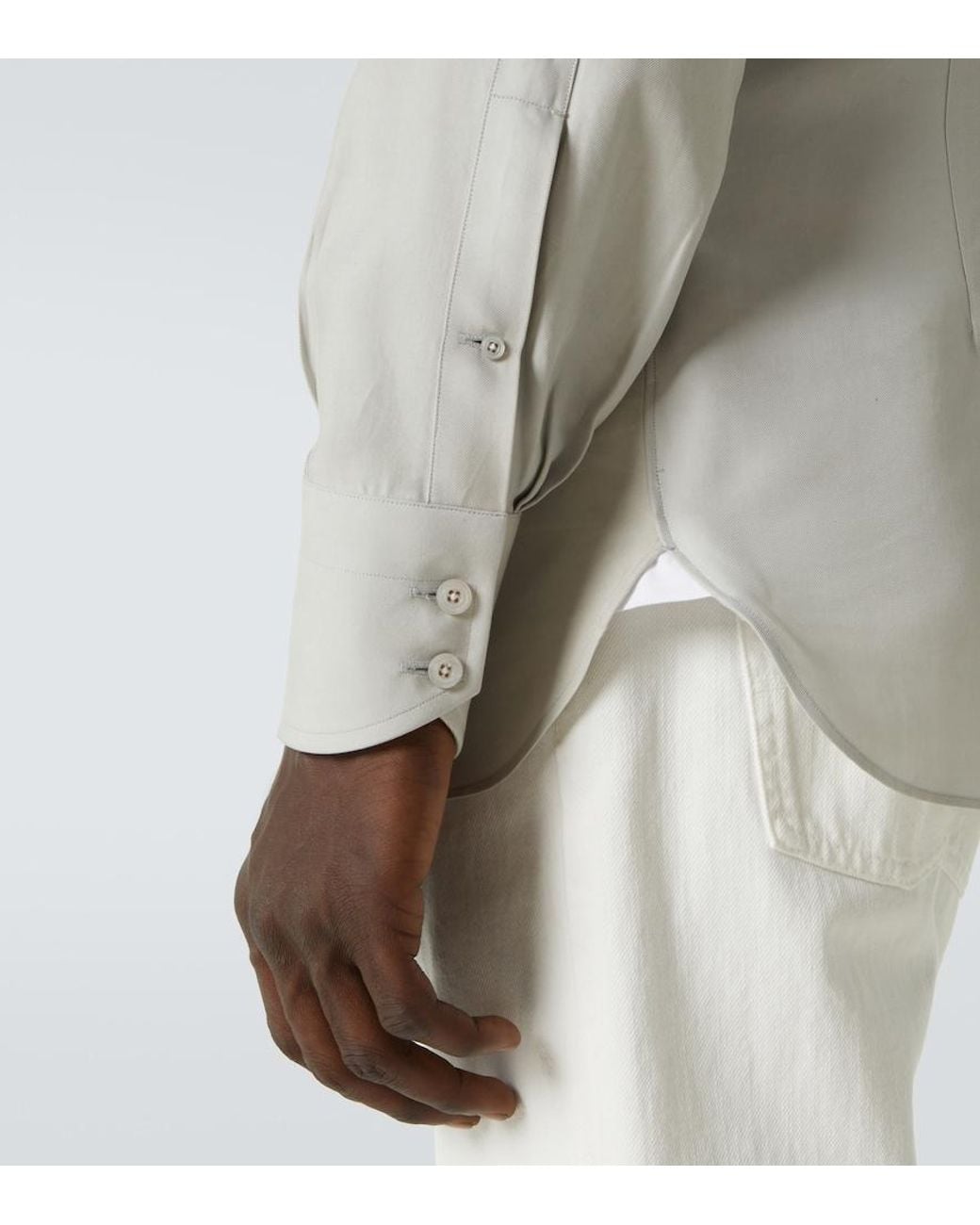 Tom Ford Gray Cotton Shirt for men