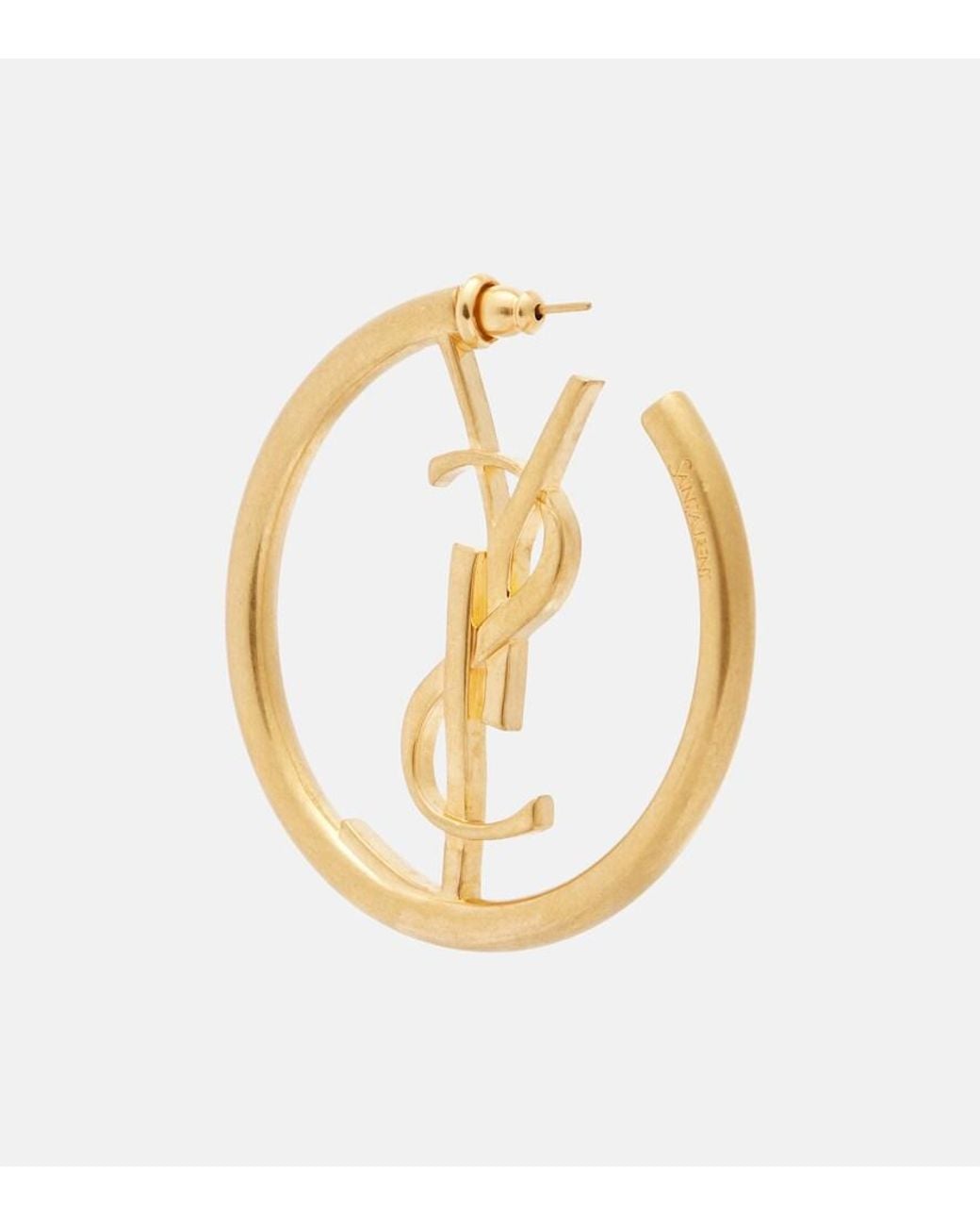 Saint Laurent Metallic Ohrringe Cassandre