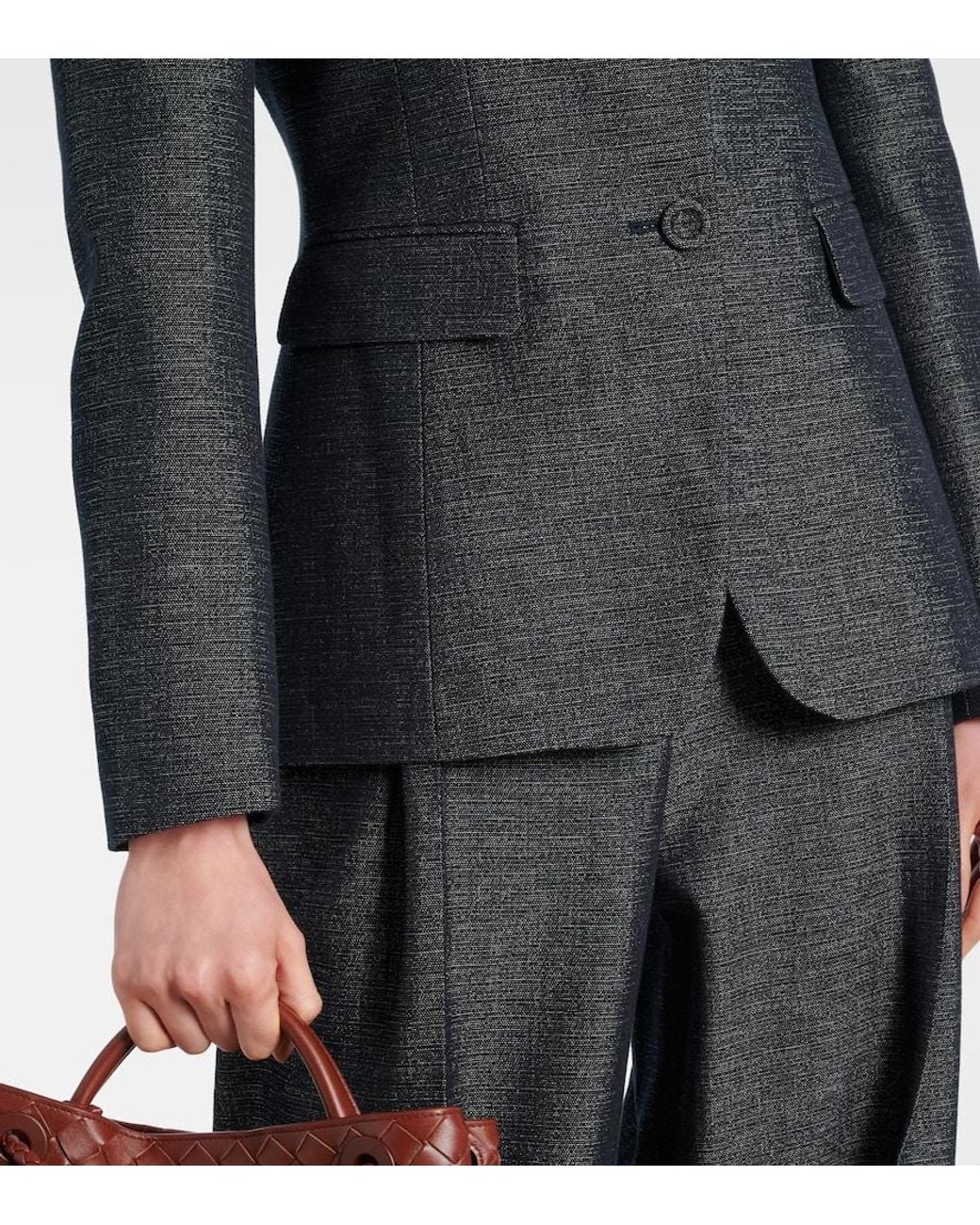 Altuzarra Black Fenice Cotton And Silk Blazer