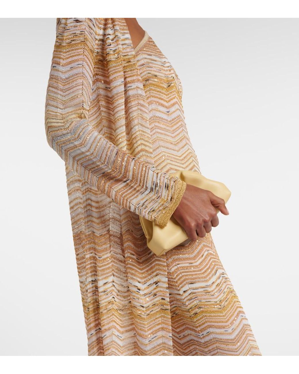 Missoni Natural Zigzag Lame Cardigan