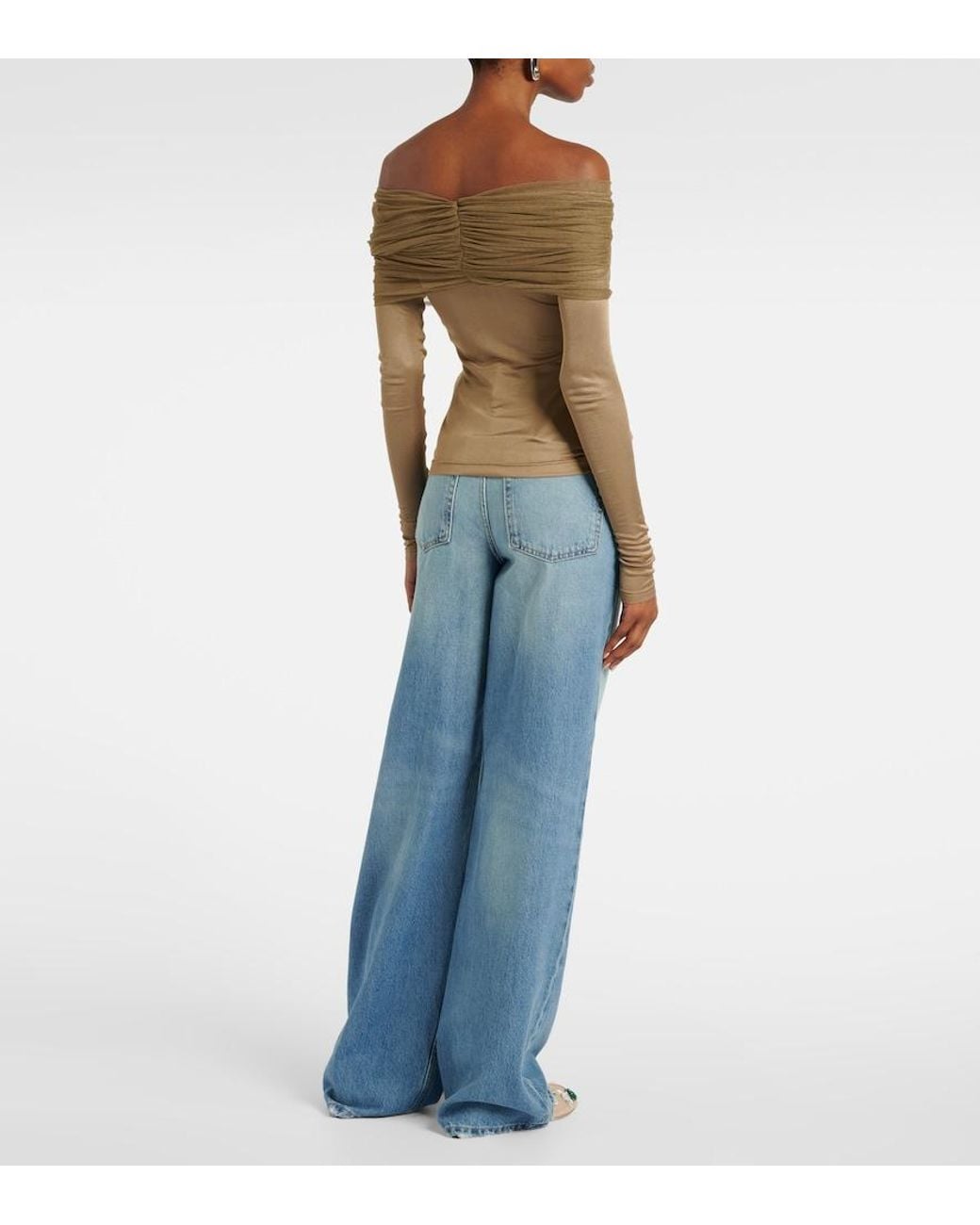 Top Sonora Veiled Christopher Esber en coloris Natural