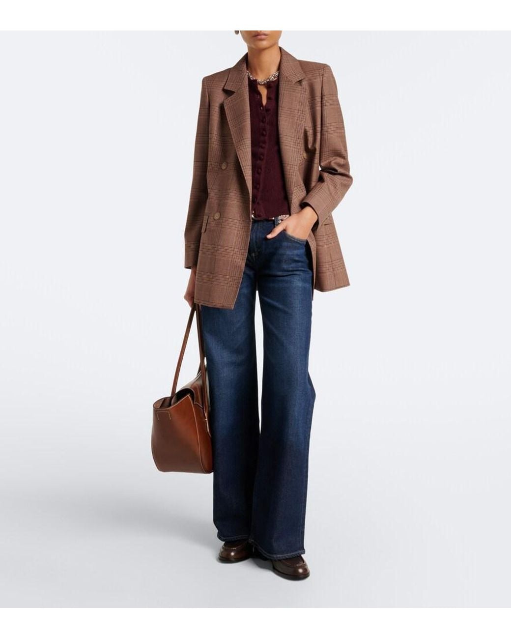 Citizens of Humanity Purple Tabitha Wool And Cashmere Cardigan