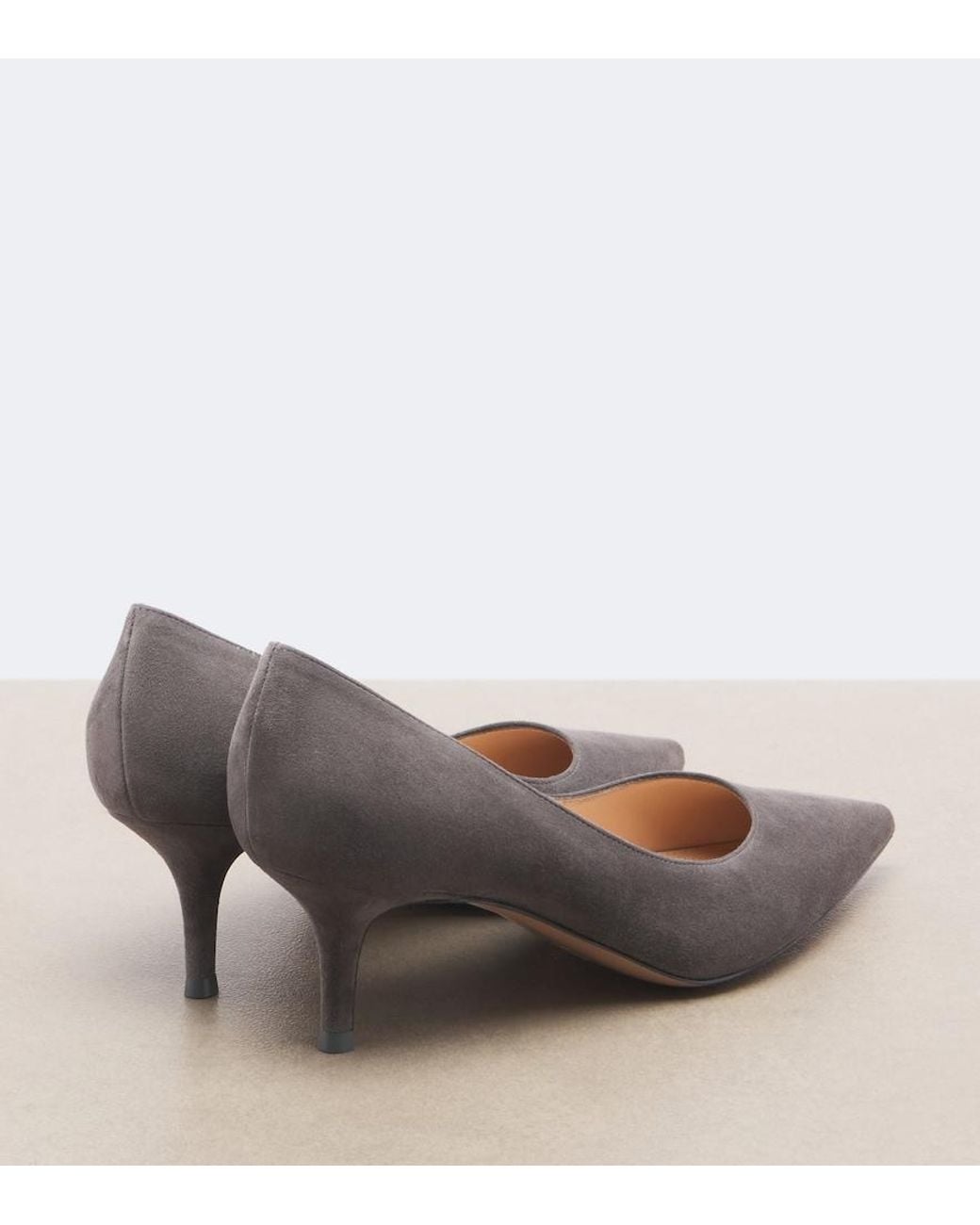 Gianvito Rossi Gray Gianvito Suede Pumps