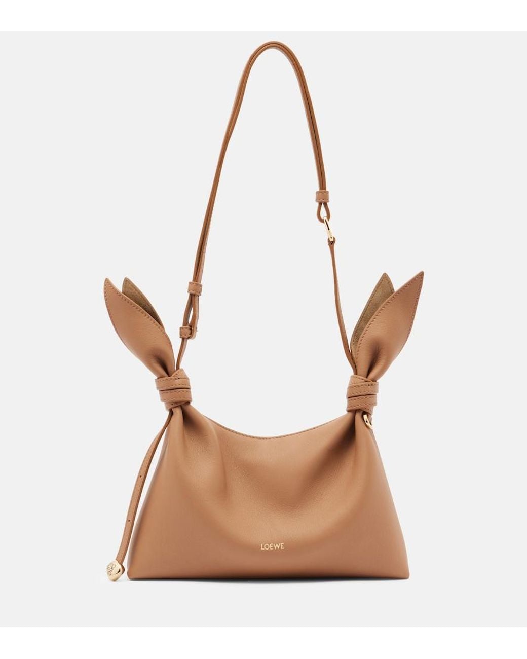 Borsa A Spalla Scarf Mini di Loewe in Brown