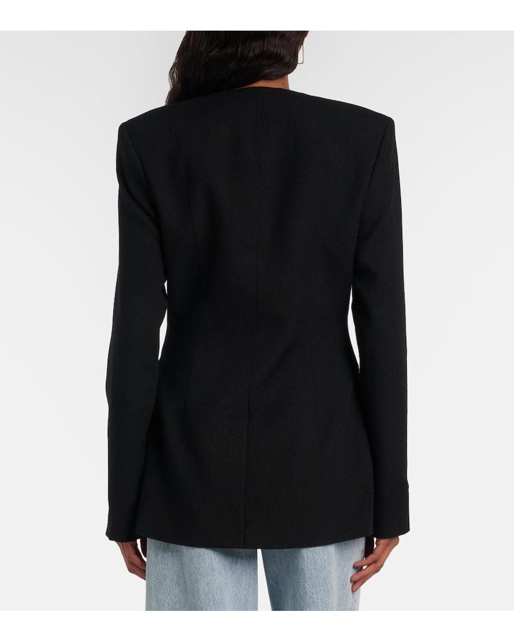 TOVE Black Moya Virgin Wool Blazer