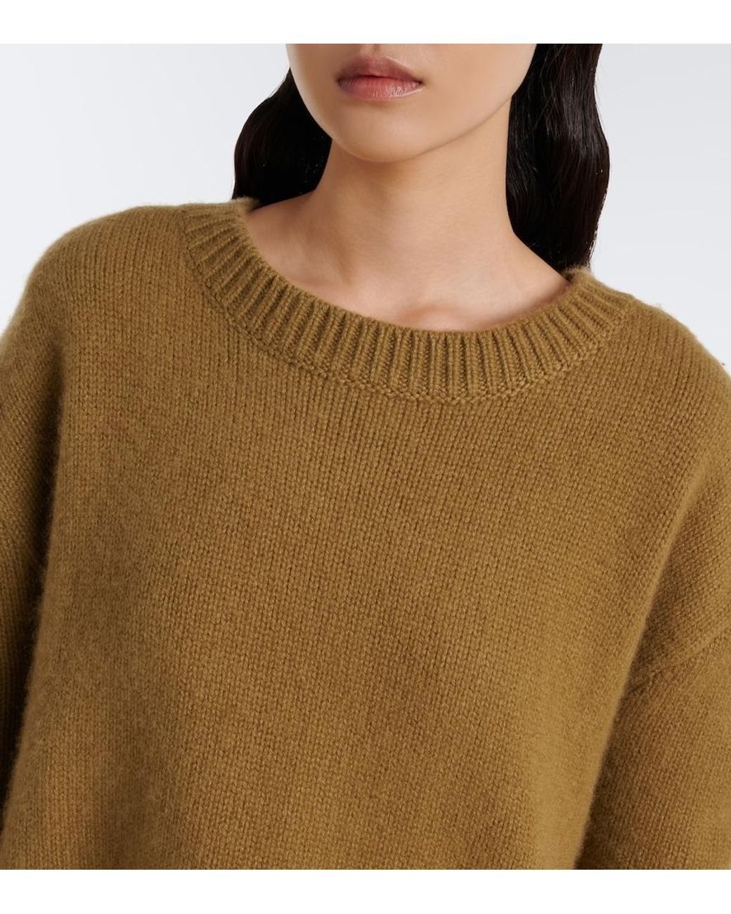 The Row Natural Parth Cashmere Sweater