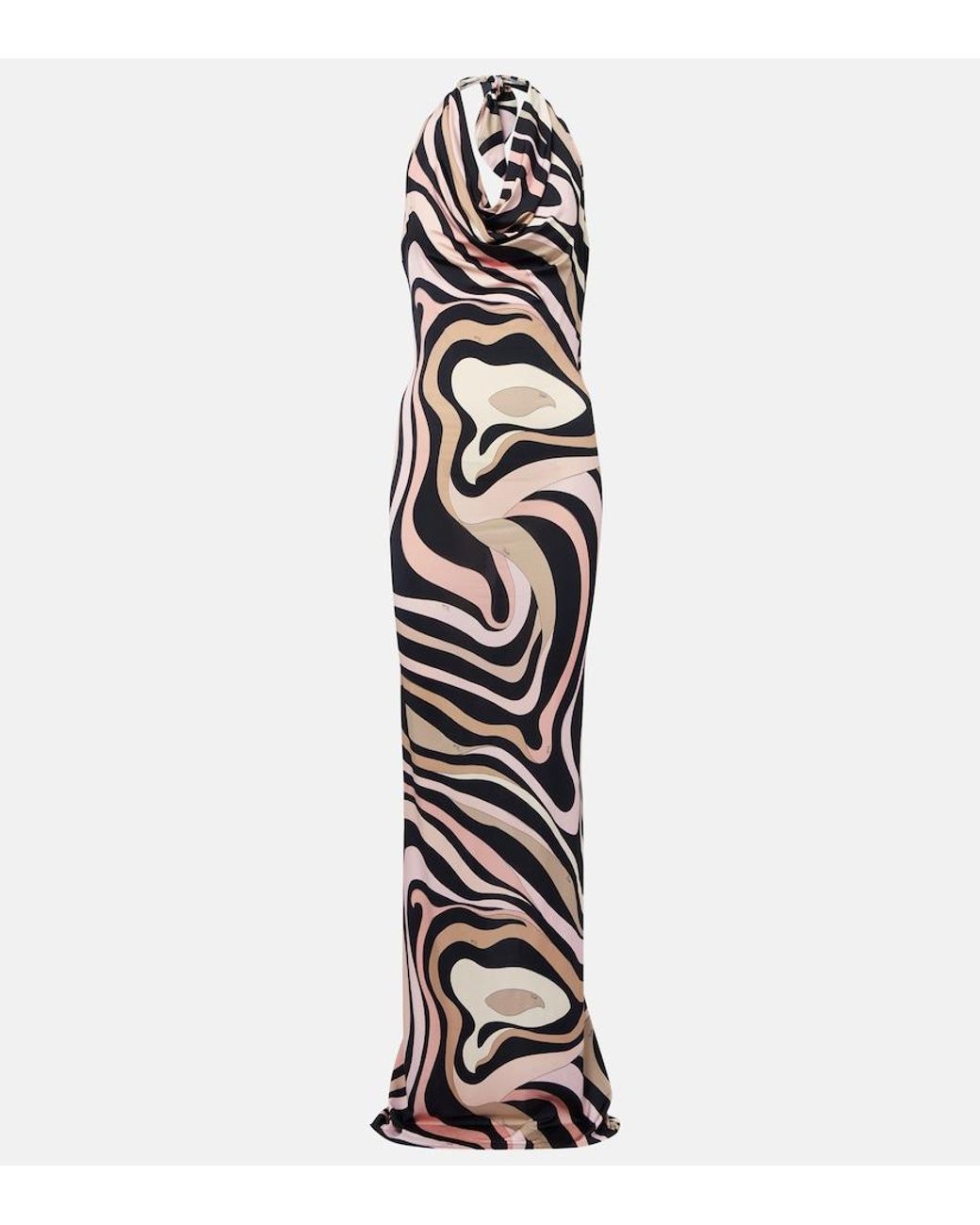 Emilio Pucci White Embroidered Cocktail Dress