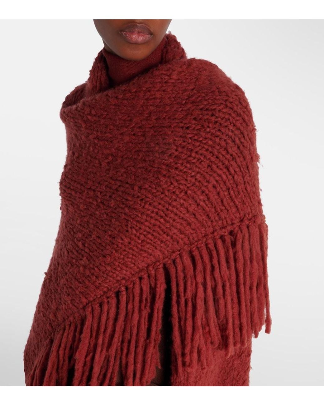Gabriela Hearst Red Lauren Cashmere Wrap