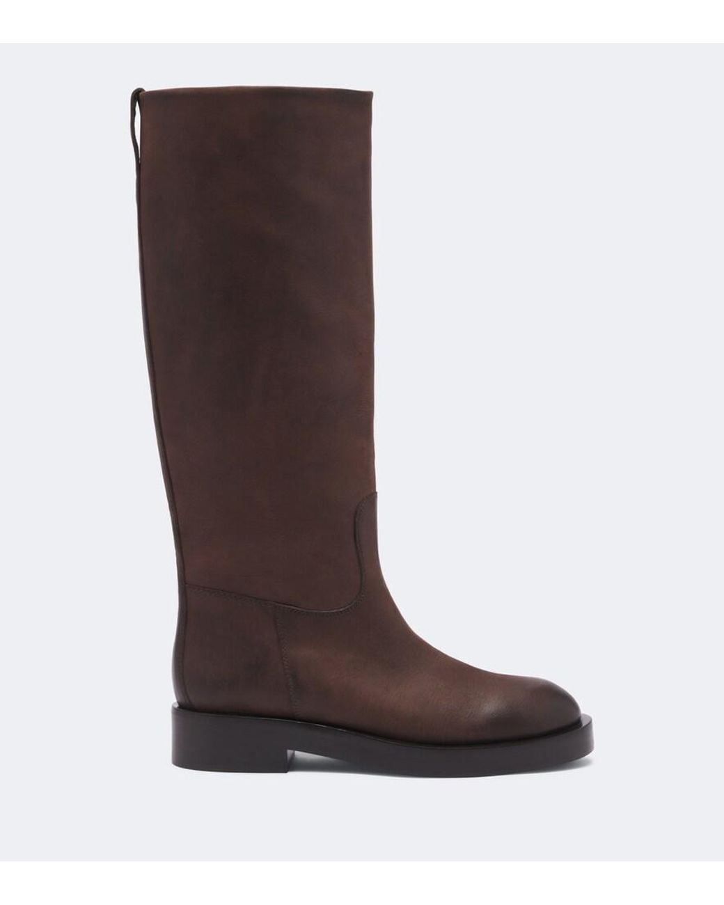 Paris Texas Brown Napa Leather Knee-High Boots
