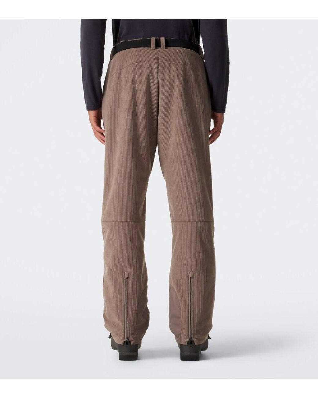 Bogner Brown Corven Belted Corduroy Ski Pants for men