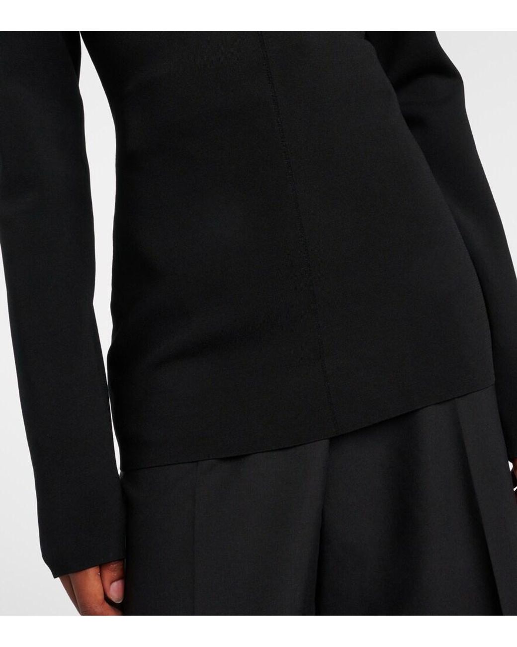Stella McCartney Black Knit Top