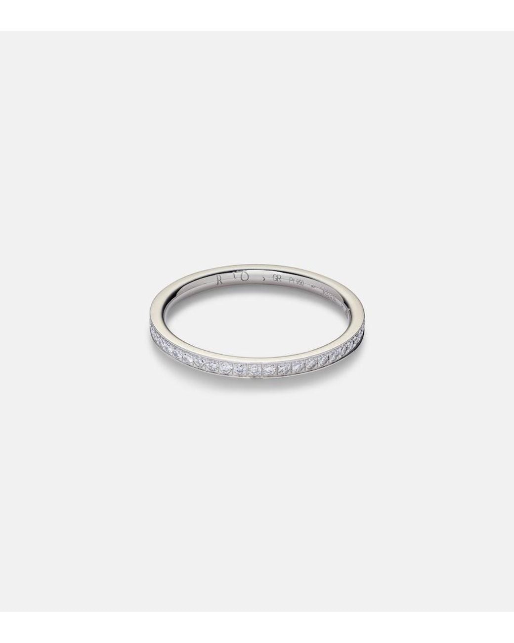 Repossi Metallic Berbere Platinum Ring With Diamonds