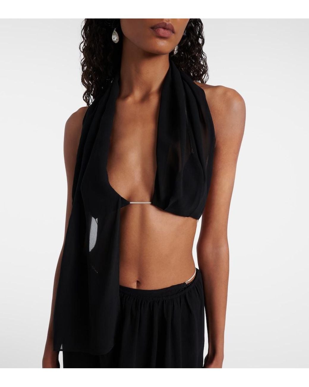 Top di Christopher Esber in Black