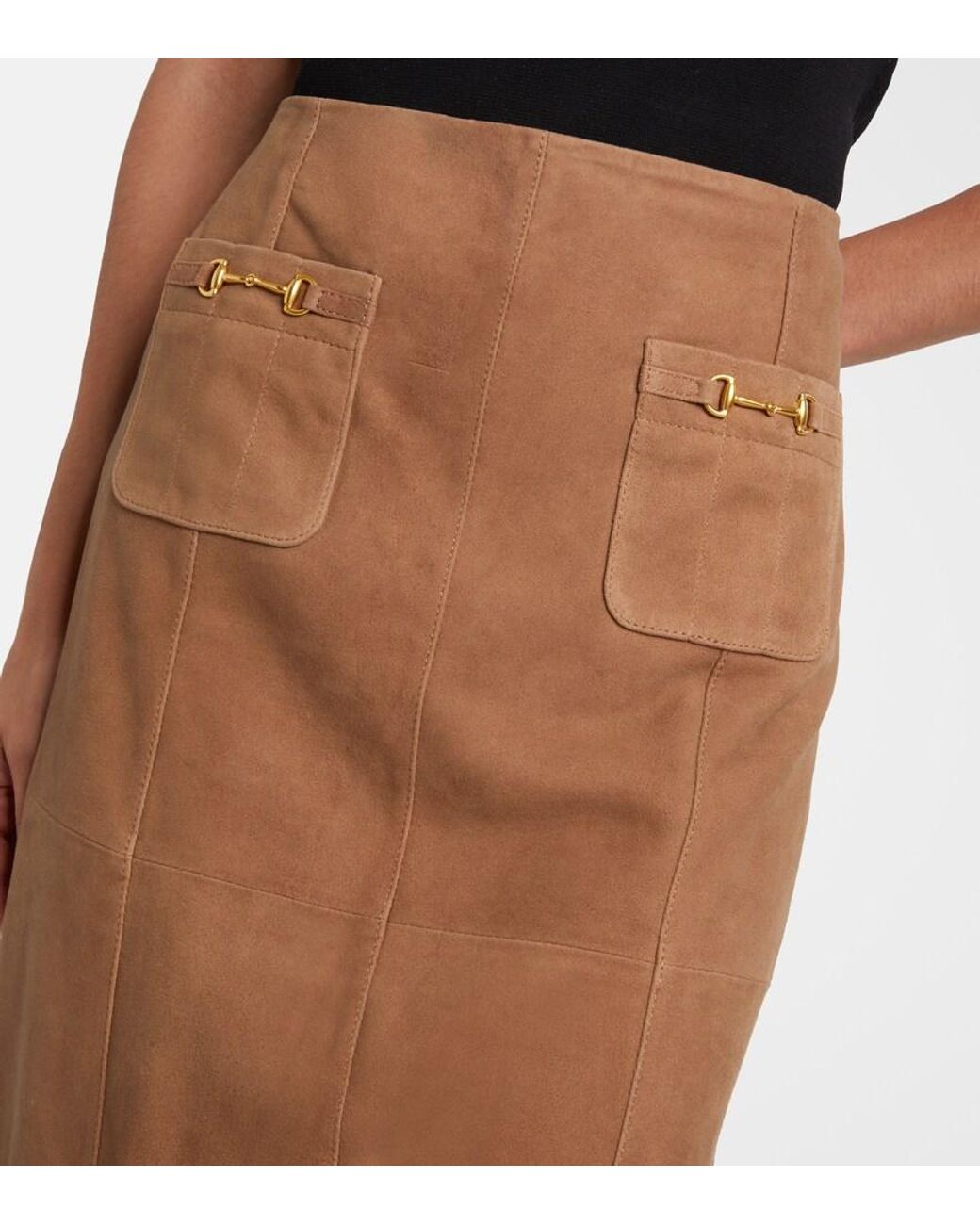Gonna Midi Edwina di Rixo in Brown