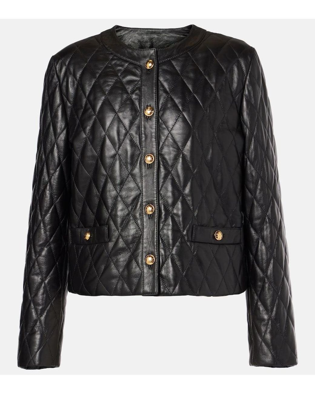 Nili Lotan Black Amy Leather Jacket