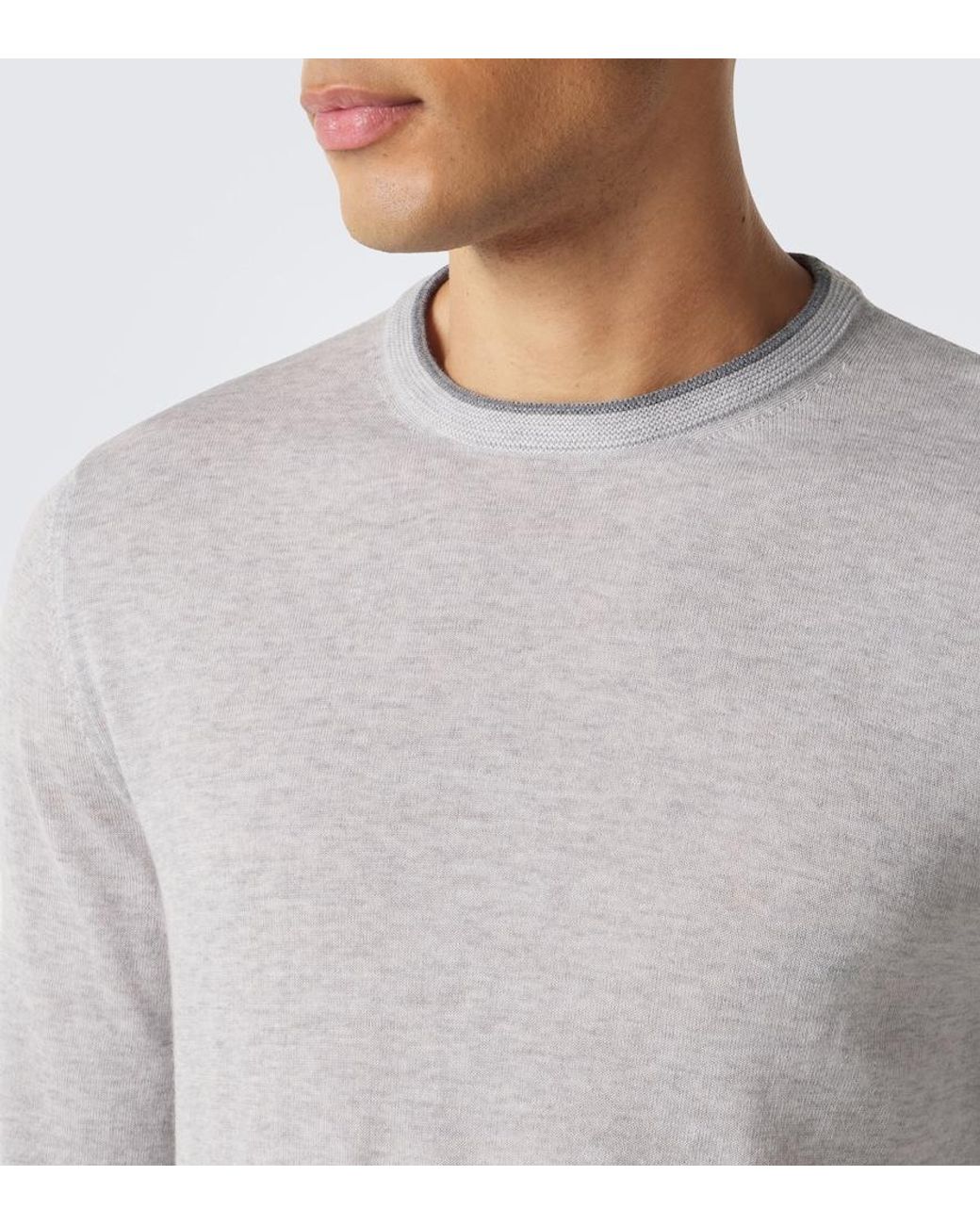 Pullover di Canali in Gray da Uomo