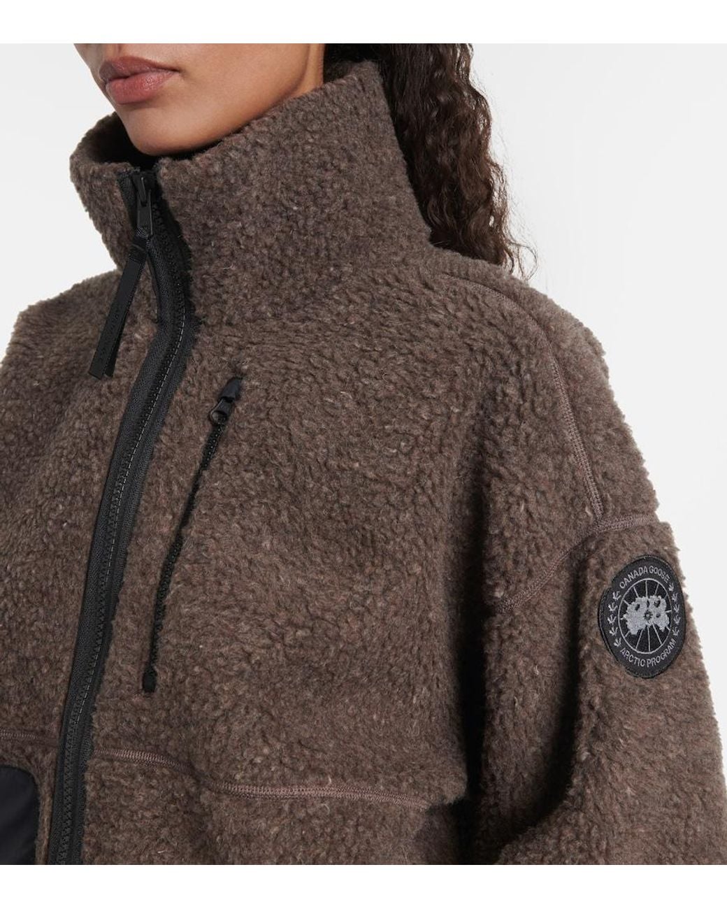 Canada Goose Brown Simcoe Wool-Blend Jacket