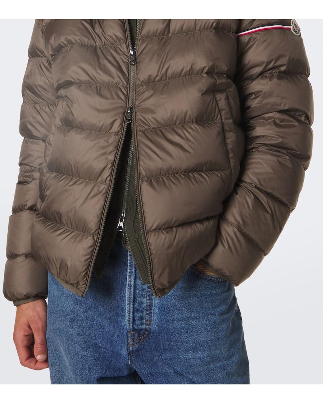 Moncler Brown Ravenlock Down Jacket for men