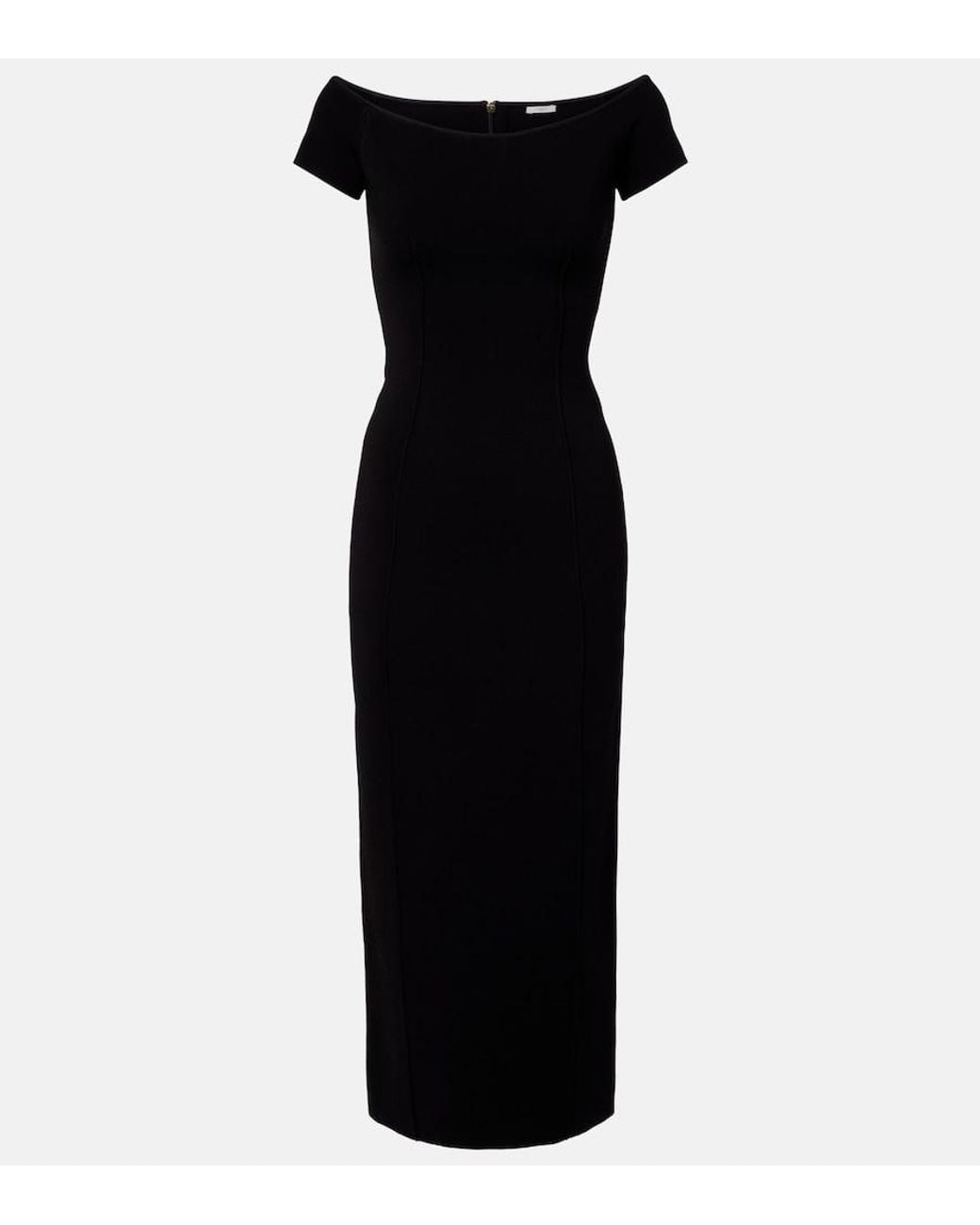 Joseph Black Foin Midi Dress