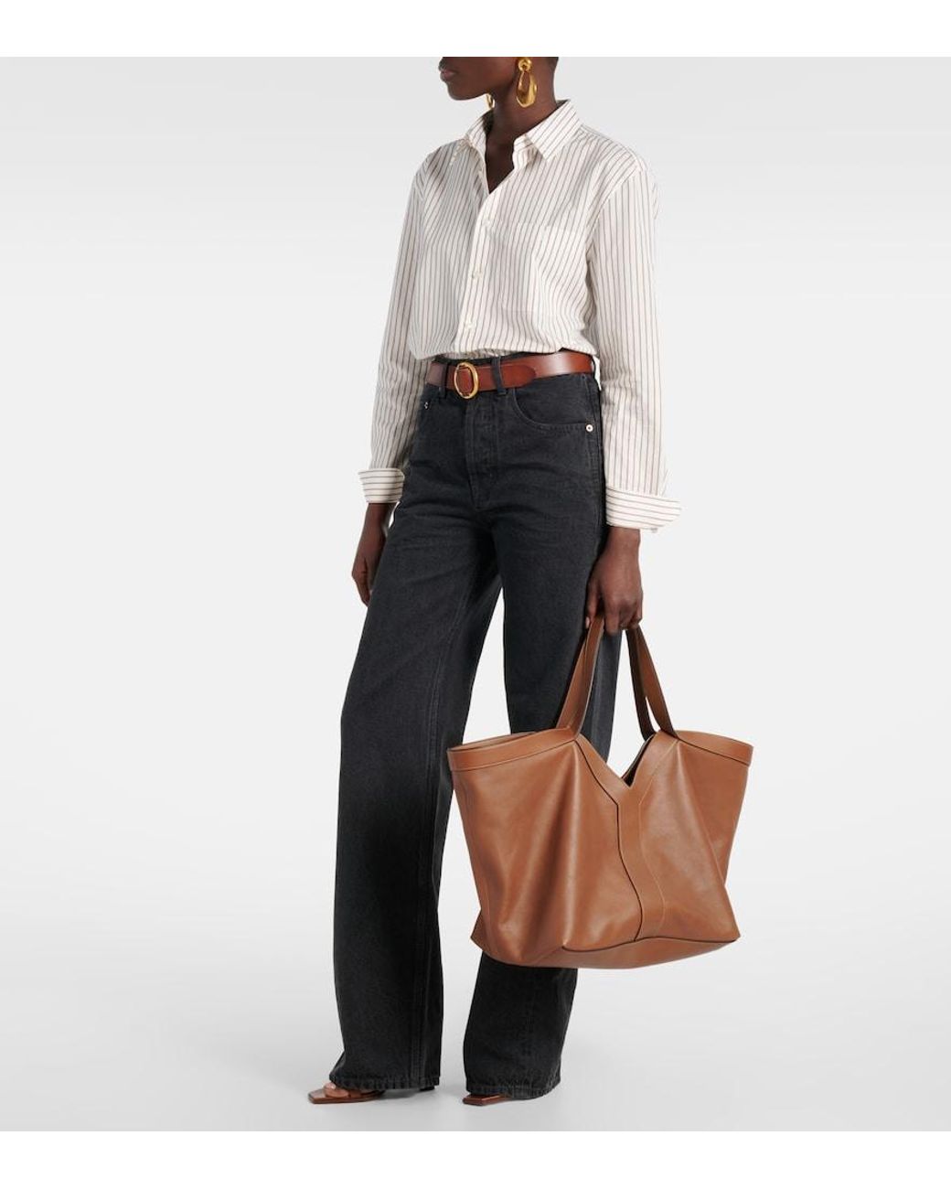 Borsa Y di Saint Laurent in Brown