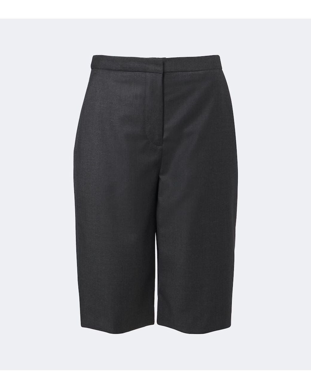 Loulou de Saison Gray Robi Virgin Wool Bermuda Shorts