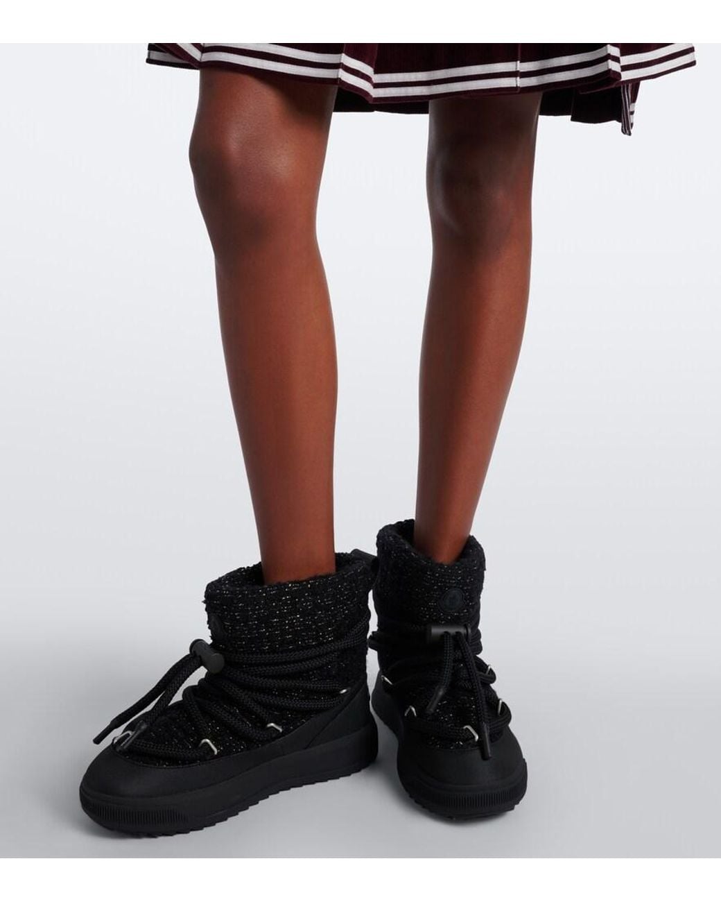 Moncler Black Altive Boucle Snow Boots