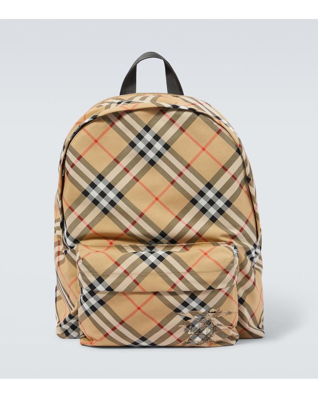 Burberry Metallic Check Backpack for men