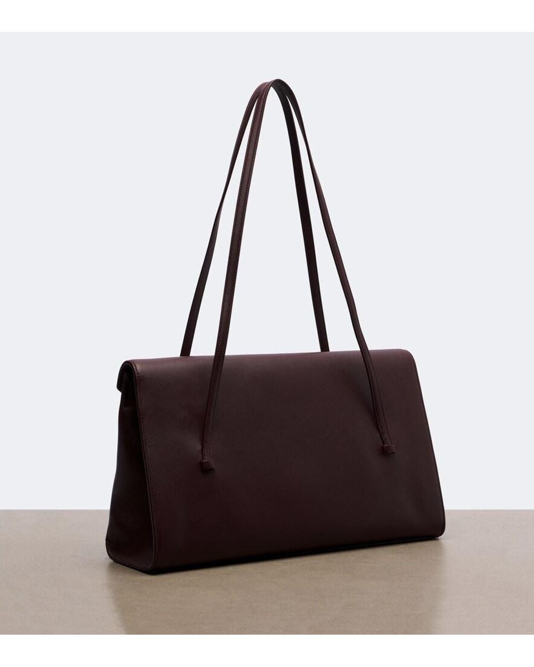 Saint Laurent Purple Simone Medium Leather Shoulder Bag