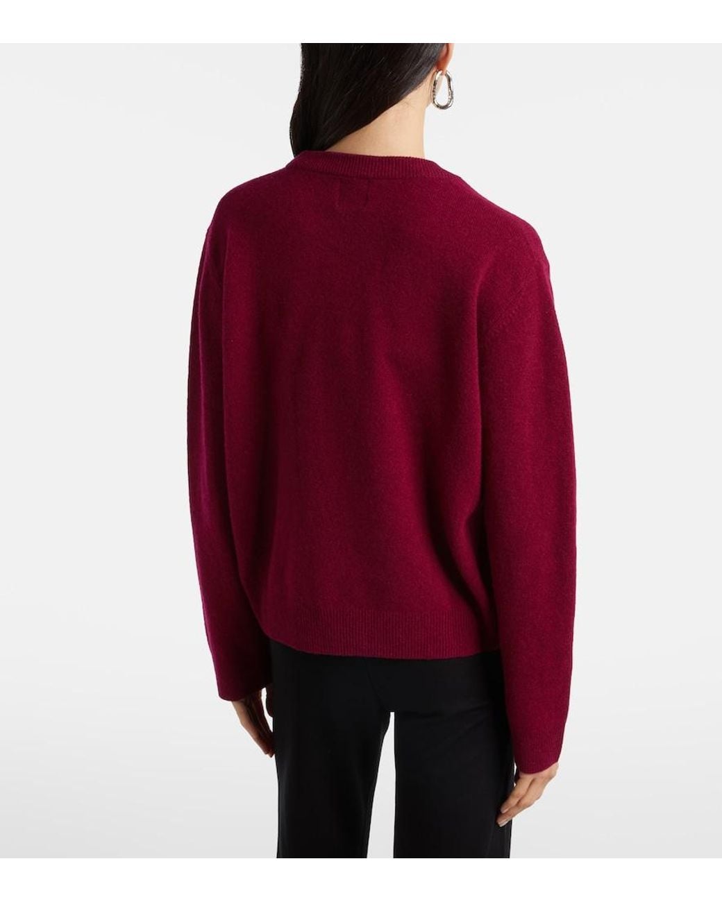 Leset Red Jesse Wool Sweater