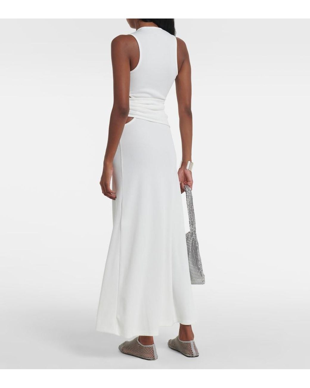 Christopher Esber White Moodstone Maxi Dress