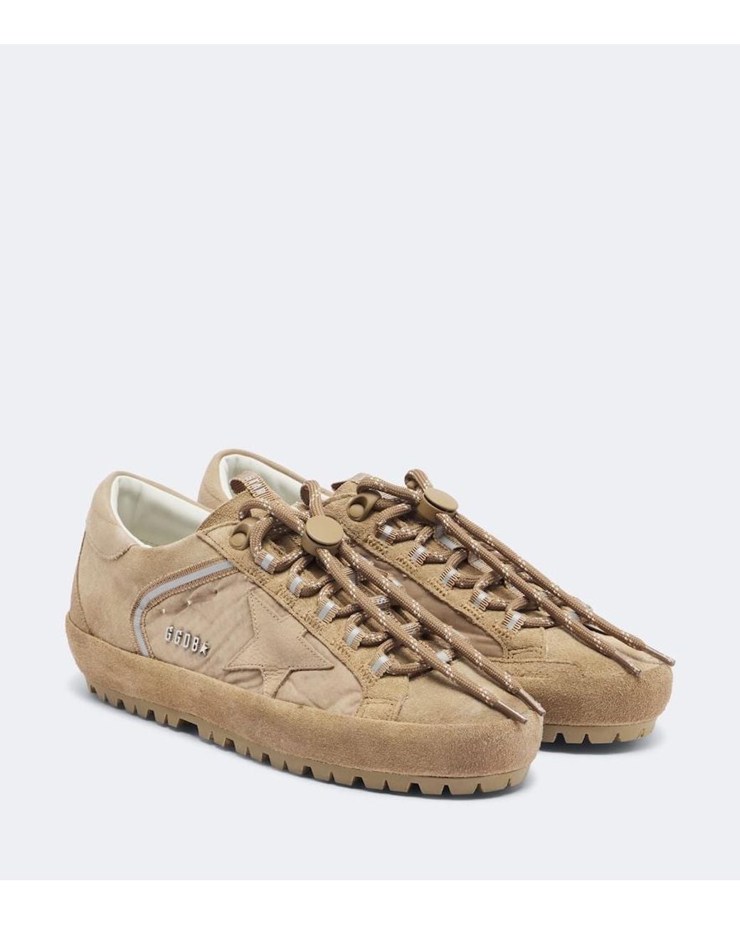 Golden Goose Deluxe Brand Brown Super-Star Ski Suede Sneakers