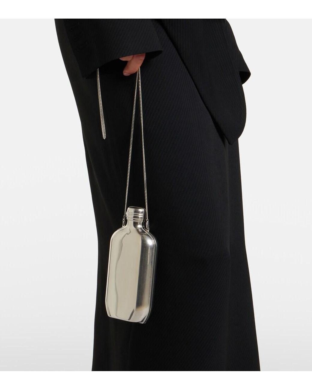 Calvin Klein White The One Micro Clutch