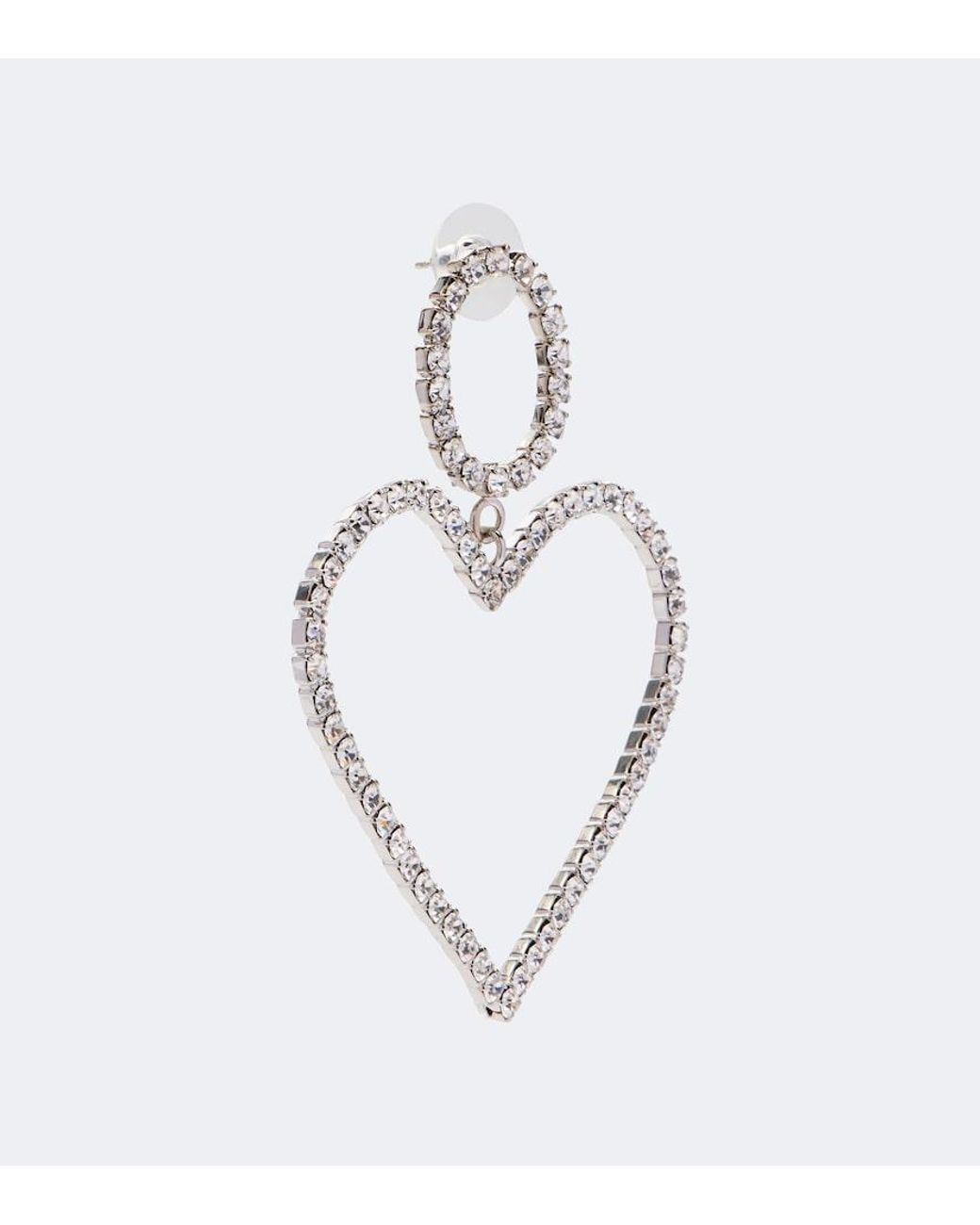 Isabel Marant Metallic Crystal-Embellished Earrings