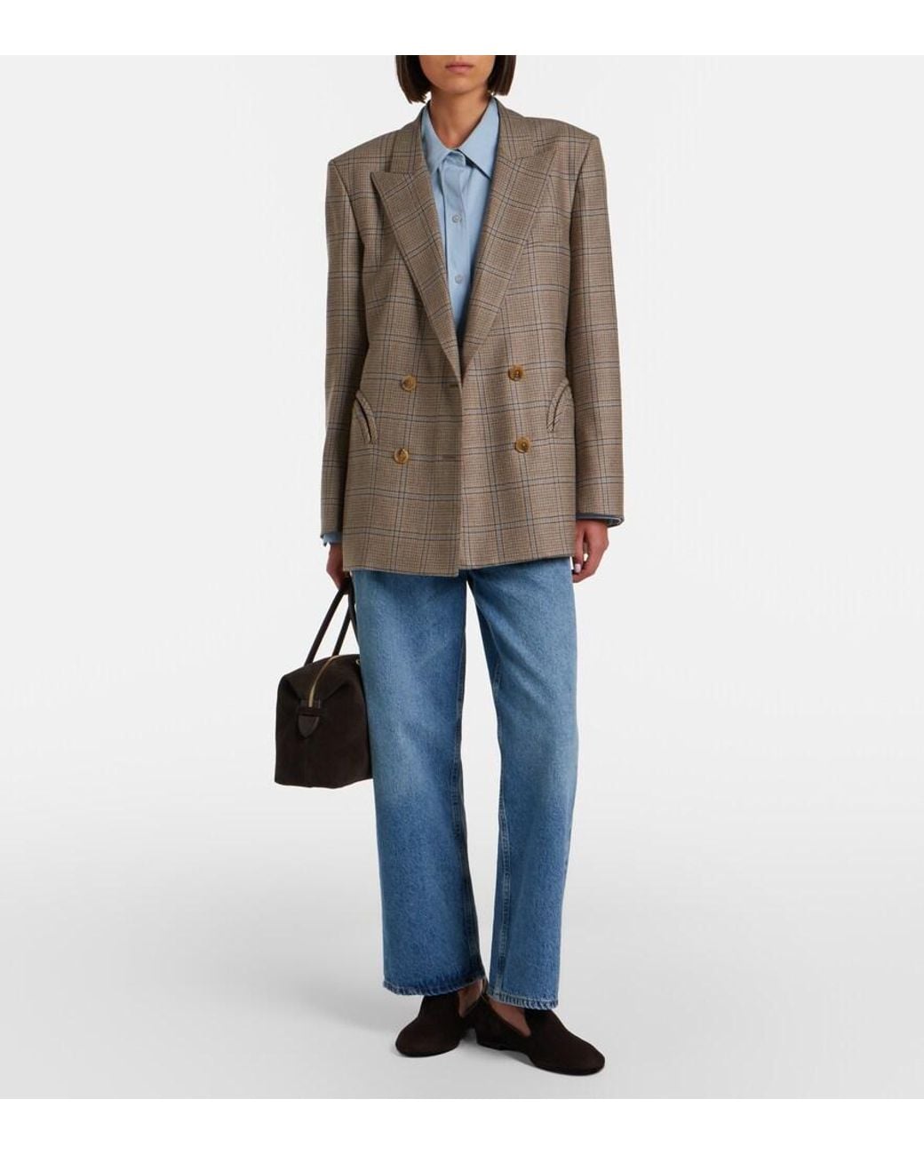Gianvito Rossi Brown Suede Loafers