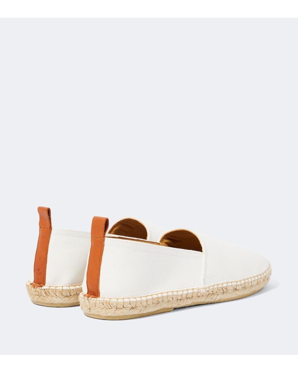 Frescobol Carioca White Canvas Espadrilles for men