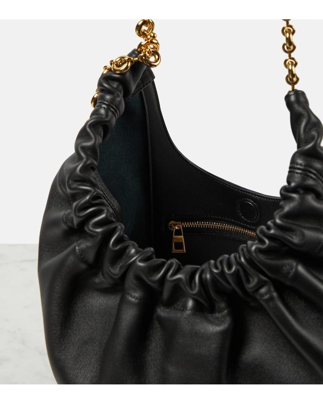 Loewe Black Small Squeeze Bag In Mellow Nappa Lambskin