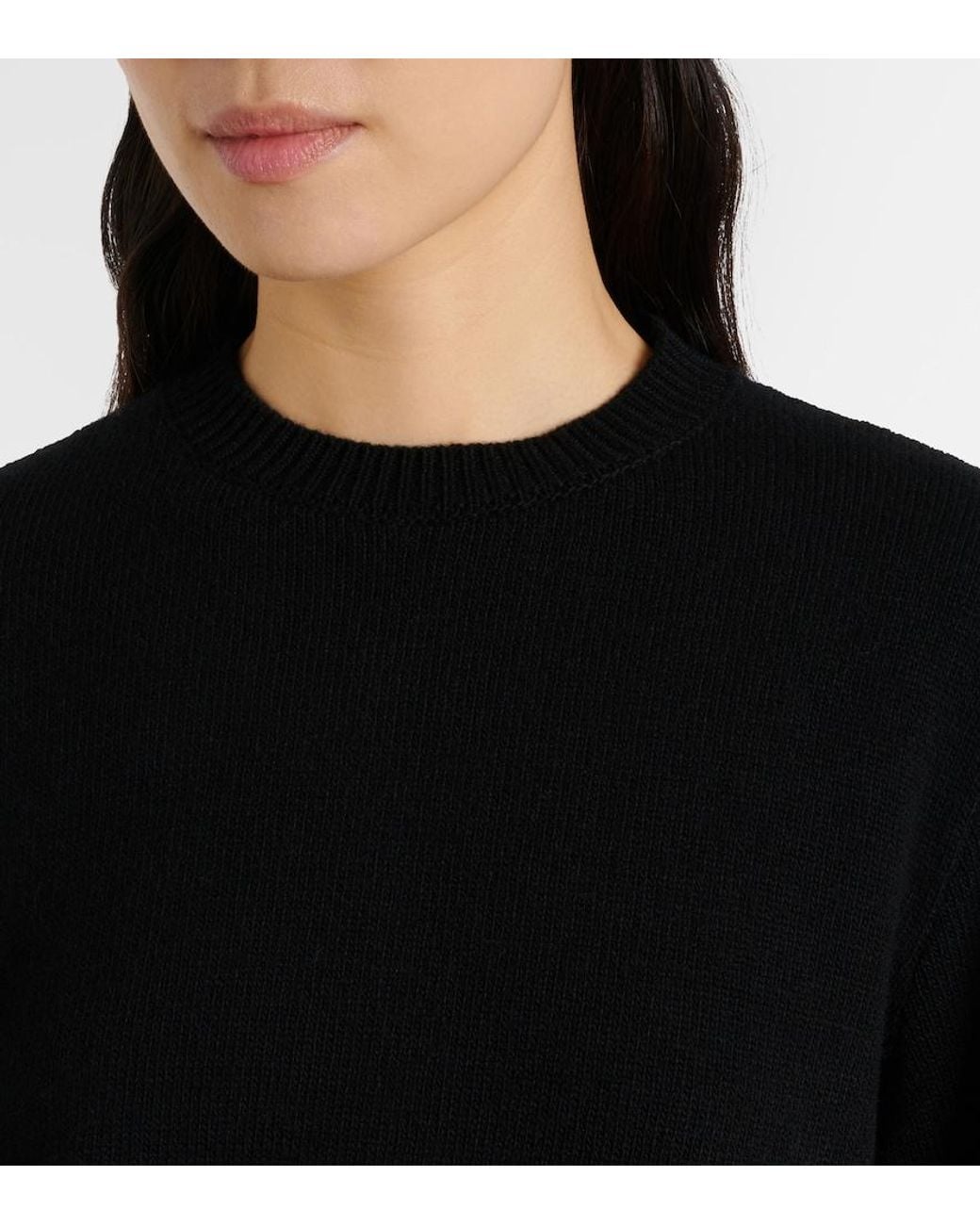Valentino Black Virgin Wool Sweater