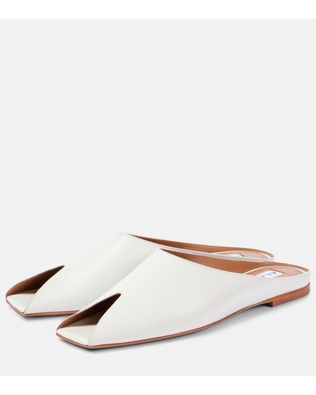 Alaïa White Leather A-Cut