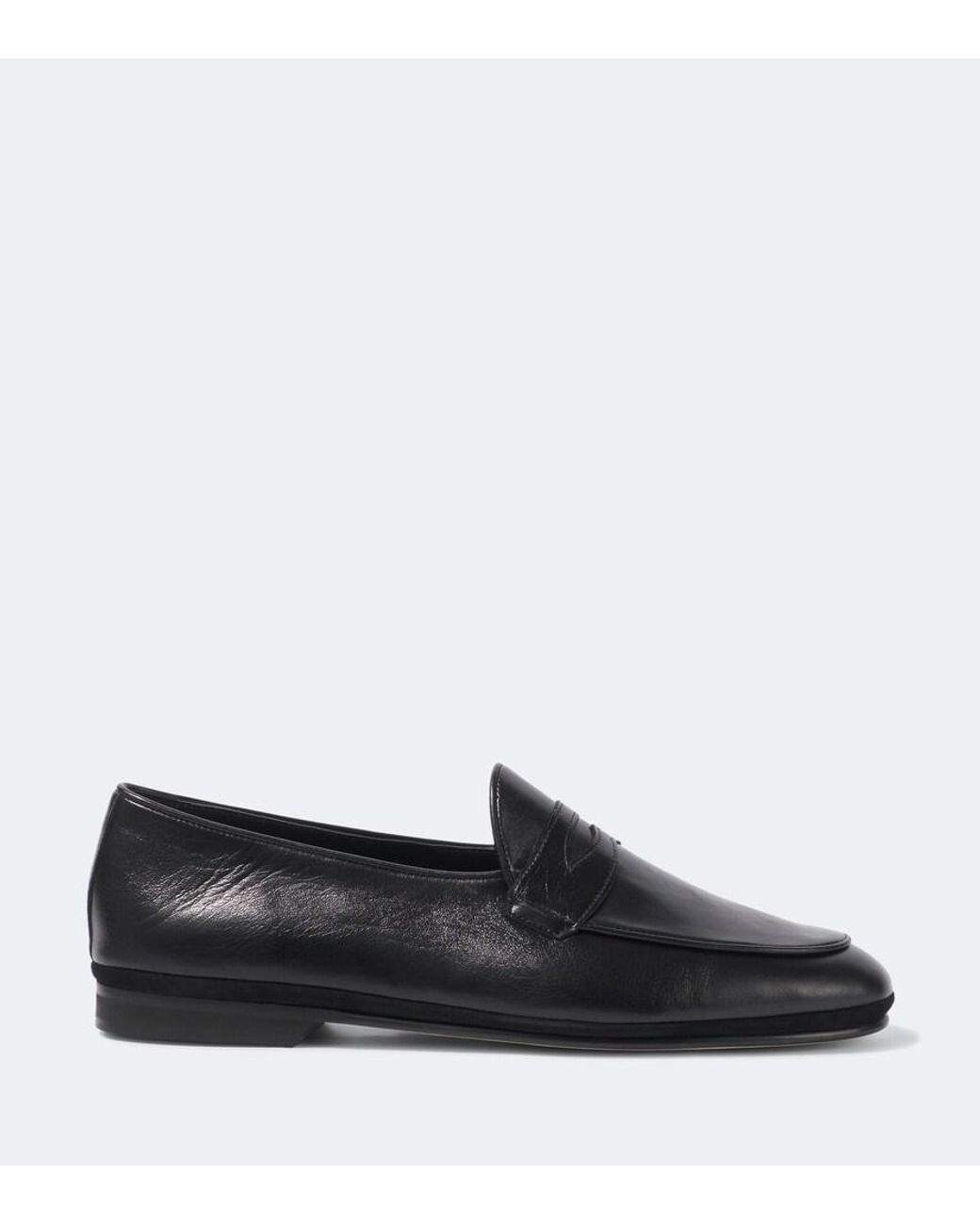 Rubinacci Loafers Aus Leder in Black für Herren