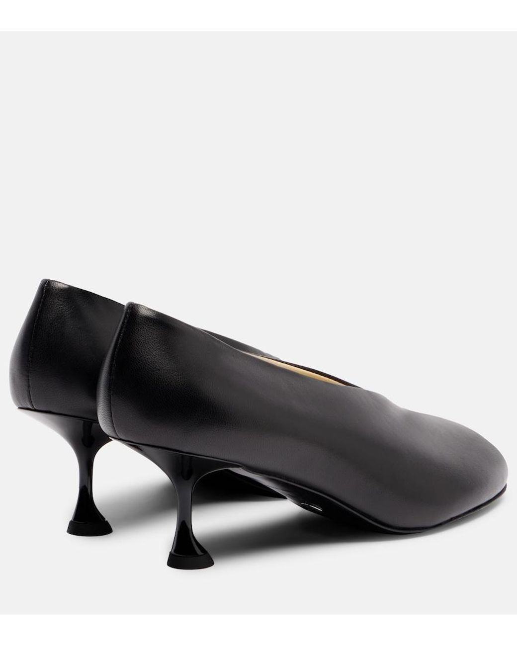 Proenza Schouler Black Tee Leather Pumps