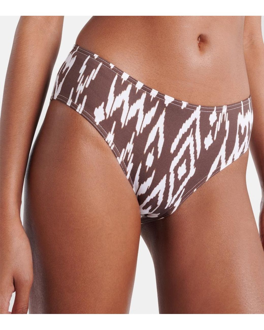 Eres White Dry Printed Bikini Bottoms