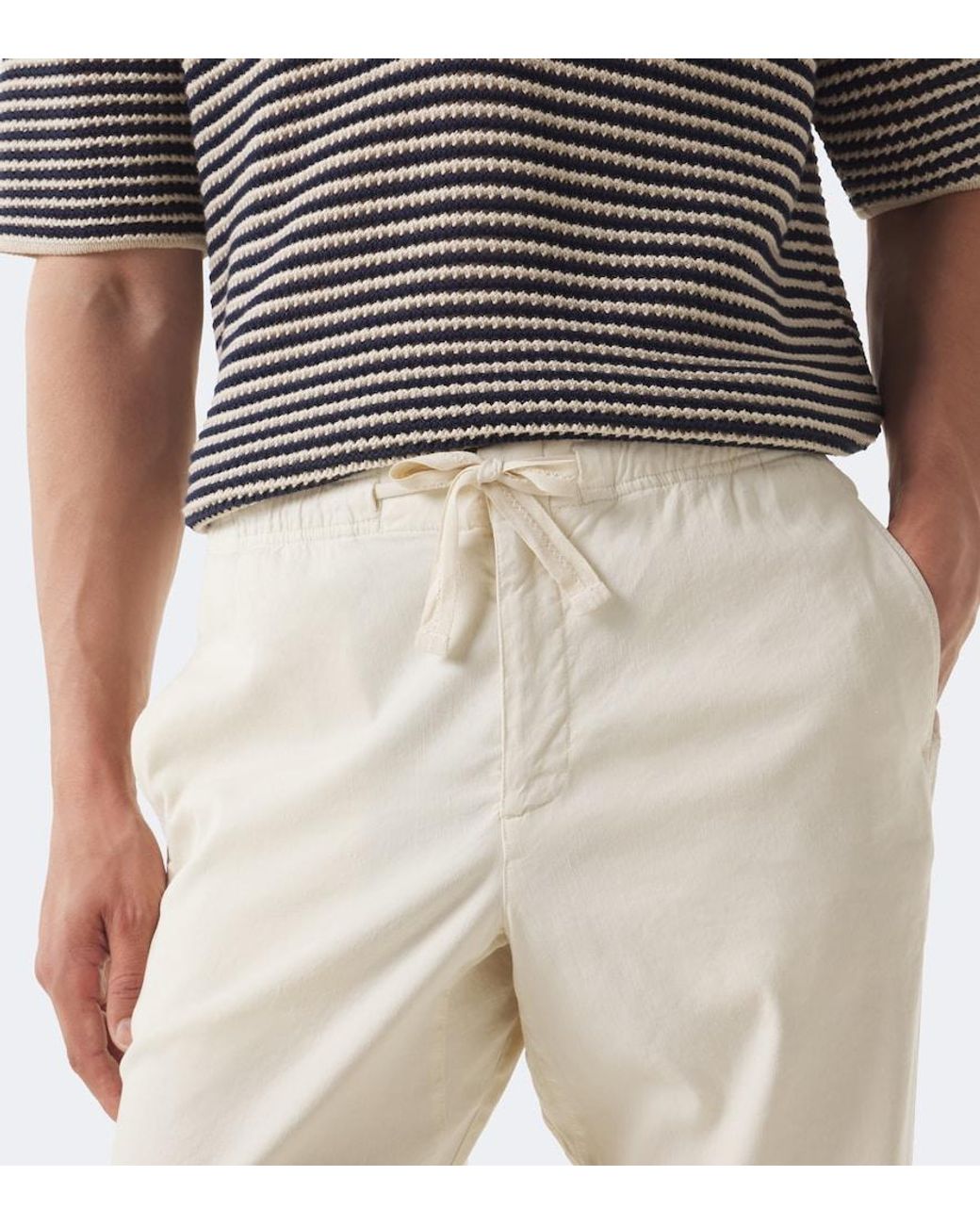Orlebar Brown Natural Alex Linen-Blend Pants for men