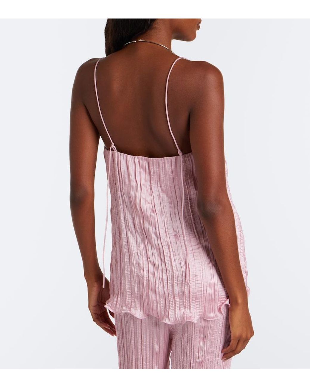 Posse Pink Esme Satin Top