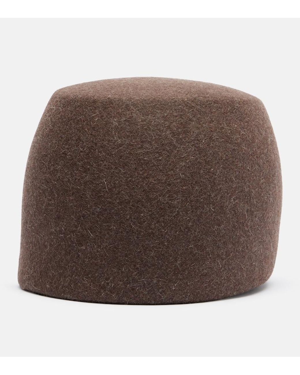 Loro Piana Brown Uma Cashmere Felt Hat
